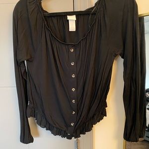H&M off the shoulder shirt
